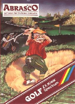Golf box art for ZX Spectrum